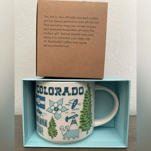 NWT! ⭐️ Starbucks • “BEEN THERE SERIES” 14oz COLORADO Collectible Mug - Picture 7 of 16